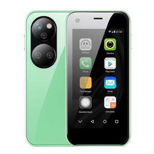 SOYES XS13 3 모델 4 컬러 미니 스마트폰 2.5인치 Android 6.0 1GB RAM 8GB ROM 쿼드코어 WIFI GPS Google Play 학생 전화, 녹색, Model H