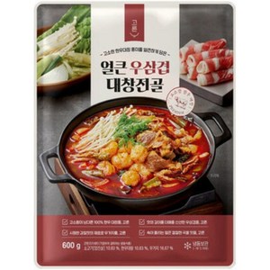 고른 얼큰 우삼겹 한우대창전골 2인분, 1개, 600g