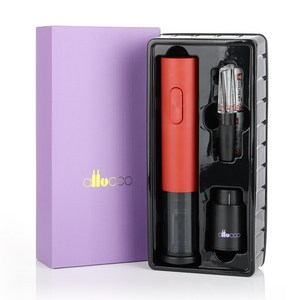 건전지포함 풀세트 알로꼬 전동 와인오프너 4in1 KC인증 국내배송 모토잉 ALC30 시그니처모델 국내배송확인, 비비드 레드, 1개