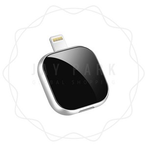 제이파크 아이폰 전용 OTG USB 갤럭시 호환 사진백업 8핀 대용량 외장 메모리 2in1, 512GB 블랙실버