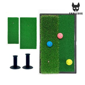 골프 스윙매트 3종 택일 어프로치 칩샷 드라이버샷 연습 잔디매트, 혼합색상