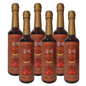 우리랑 프리미엄 꽃게액젓 이영자레시피, 500ml, 6개