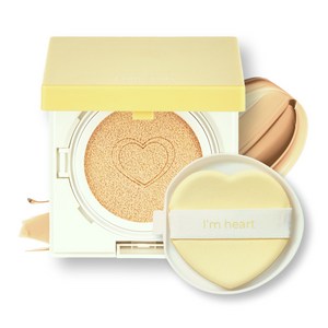 프롬키즈 럭키 선쿠션 본품+리필 유아 어린이 초등 무기자차 천연 컬러 선크림, 24g, 1세트, 본품1+리필1