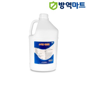 에탄올 83% 손소독기 리필용 기구 손잡이 공간소독용 알콜 업소용 식탁 의자 뿌리는 소독제, 4L