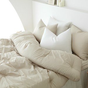 베이직톤 슈가밤 고밀도 모달코튼 신혼 사계절 차렵이불 풀세트 이불+패드+베개커버