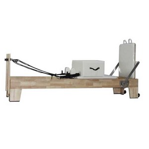 필라테스기구 슬라이딩 트레이닝 자세 체형 교정 실내, 코어 침대 러버우드 화이트, 1개