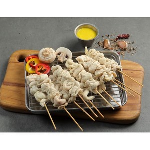 맛난꼬꼬 수제꼬치(냉동) 닭껍질꼬치, 1개, 500g