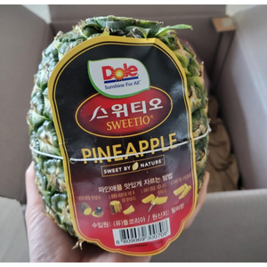 [최고품질] dole 프리미엄 파인애플 4KG 5수 맛있는 달콤한 개당중량 800g, 5개