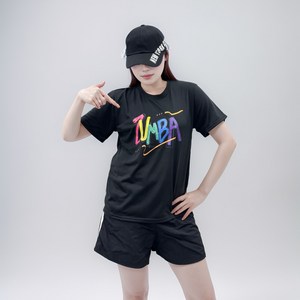 무드걸 줌바 반팔티 댄스복 단체복 공연복