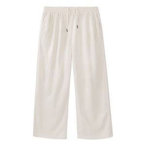 문컬렉션 [당일발송] ]남녀공용 코듀로이 골지 와이드 통 바지 빅사이즈 편안한 가을 겨울 밴딩 스판 롱 골덴 팬츠