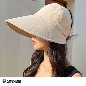 데이실드 백리본 UV 자외선 차단 와이드 썬캡