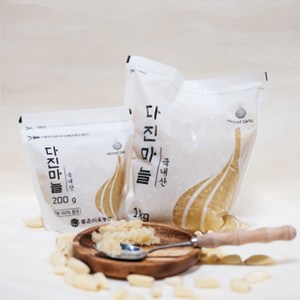 국내산 영천 국산 손질 다진 마늘 제조 1KG, 국내산 다진마늘 1kg, 1개
