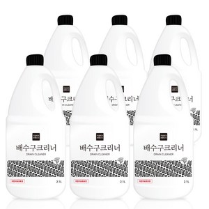 가성비가 브랜드다 배수구 클리너 2.1L x 6개, 1세트