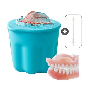 덴티미 세척용기 교정장치 유지장치 틀니 보관함 건조함, 1개