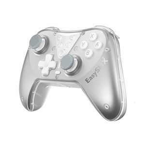 EasySMX PC 스팀텍 안드로이드 iOS 닌텐도 스위치 무선 블루투스 컨트롤러 게임 패드 T39/T39pro, 아이스 화이트, 1개