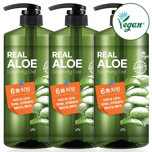 시투와이 알로에 수딩젤 대용량 펌프 수분크림 알로에베라 젤 겔, 3개, 1000ml