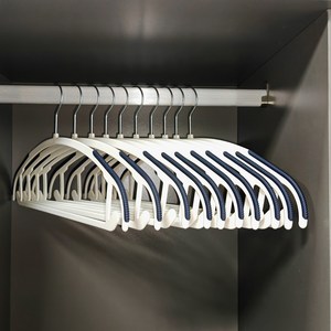 Z3JC 논슬립 어깨뿔방지 고급형 옷걸이, 10개, 네이비