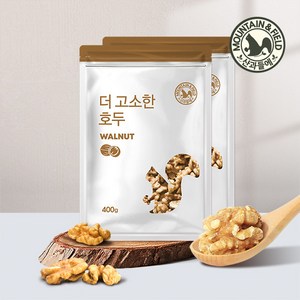 산과들에 23년산 반태 호두 400g 2봉 견과류, 2개