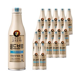 조지아 고티카 콜드블루 카페라떼, 265ml, 18개