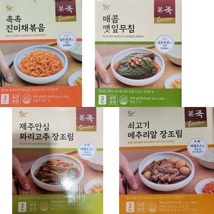 본죽 촉촉 진미채볶음, 60g, 3개