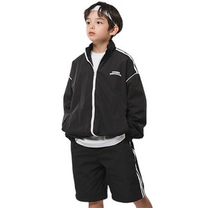 더베이지 봄 주니어 남아 트레이닝 세트 아칸 우븐 집업 SET J8114 아동 초등학생 공용 상하복