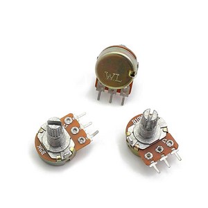 WH148 3P 15MM 가변저항 볼륨 트리머 1K 5K 10K 20K 50K 100K 옴, 가변저항 10K