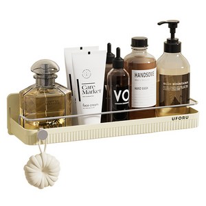 하우즈베리 무타공 욕실선반, 크림