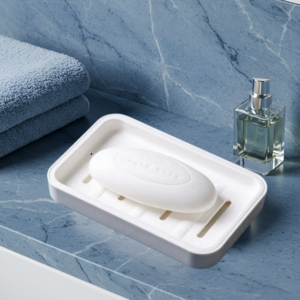 슈비르 북유럽 물빠짐 비누 받침대 2p, 1개, 화이트