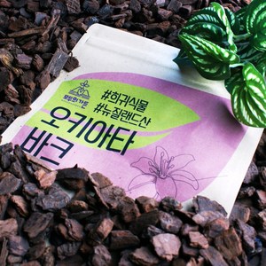 뉴질랜드 오키아타 바크 2L 4L 청정 뉴질랜드산 소나무 나무껍질 파인바크 화분 멀칭 분갈이흙, 2.중립(6-9mm) 4L, 1개