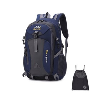 벨오라 에어팩 40L 아웃도어 백팩 초경량 생활방수 여행용 배낭 트래킹 캠핑+PGN짐쌕가방(블랙), NV(네이비)