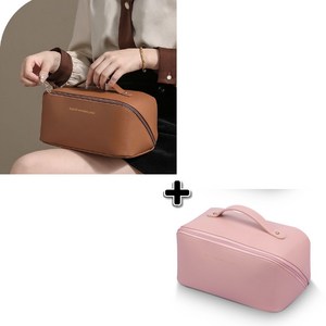 기쁜오늘 휴대용 여행용 화장품 파우치 메이크업 화장품 가방