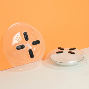 자석 탈부착식 전자레인지 음식 튐 방지 뚜껑, 1개