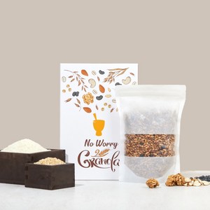 [그레인뱅크] 국산 통곡물 수제 시리얼 아침 식사대용 간편식, 500g, 시그니처(기본), 500g, 1개
