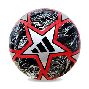 아디다스 UCL클럽 녹아웃 축구공 IN9330, 블랙레드, 1개