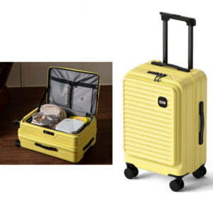 [3년AS]우위제 전면오픈 확장형 기내용 여행용 캐리어 TSA락