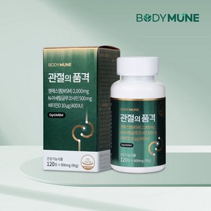 바디뮨 관절의 품격 옵티 MSM (1개월분) 엠에스엠 무릎 관절 MSM 식이유황 영양제, 1개, 120정