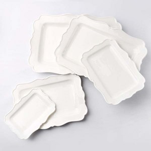 웨이브사각접시(5size) 직사각접시 이쁜접시, 01.웨이브사각접시1호 (HP8857), 1개