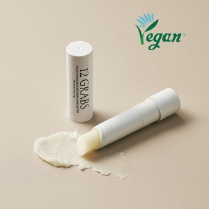 [12grabs] Vegan Lip Care Balm / 비건 인증 제품 아보카도 올리브 시어버터 립케어 보습케어 입술 각질 관리 보호 / 트웰브그랩스, 1개, 4g