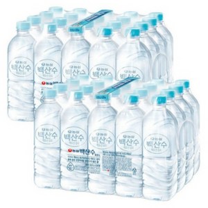 백산수 무라벨 500ml [당일발송 보장], 40개
