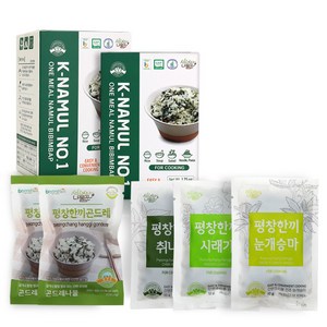 평창팜 간편나물밥 한끼곤드레 한끼취나물 한끼시래기 등 나물5종 케이나물 넘버원(k-namul no.1) 1박스, 1개