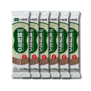 [대용량] 순솔 100% 메밀국수 10kg(100g 100개) 비건면 무밀가루 무첨가물 제로당 제로슈거 제로콜레스테롤, 100개, 100g