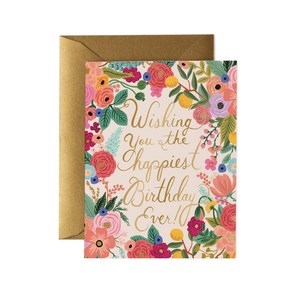 라이플페이퍼 Garden Party Birthday Card 생일 카드, 단품