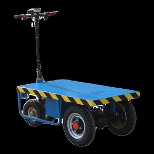 머스코 전동 운반차 트럭 전기 카트 FS08E25D 사륜 평판 물류 다목적 창고 핸드카트 산업용바퀴 끌차 평판차