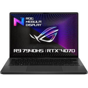 에이수스 2023 ROG 제피러스 G14 지포스 RTX 4070, Eclipse Gray, 512GB, 32GB, WIN11 Home, GA402XI-N2042