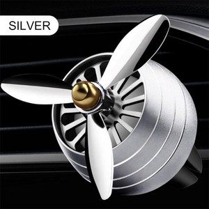 샵스토어 BMW 750i 송풍구형 차량용 프로펠라 방향제 송풍구방향제, 1개, 실버