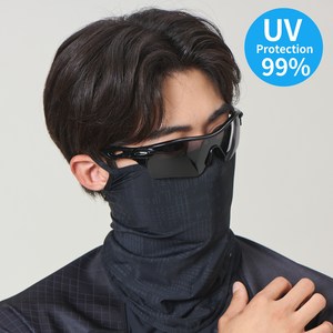 리레디 자외선차단 마스크 쿨 스포츠 자전거마스크, 섀도블랙