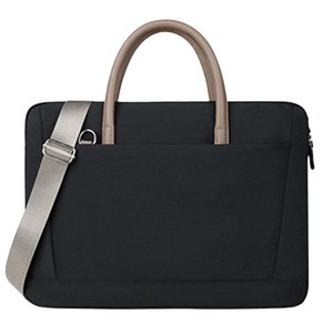 HHH 데일리 컴팩트 노트북 가방, 14인치 블랙