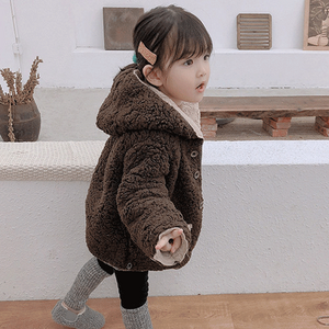 꼰띠키즈 아동용 양면털후드점퍼