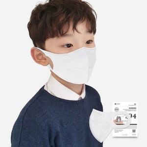 시노텍스 KF94 화이트 50매 새부리형마스크 숨쉬기편한마스크, 50매입, 1세트, 초등(SS) 화이트