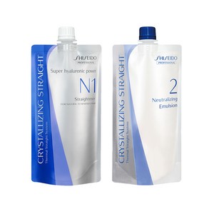 시세이도 크리스탈라이징 스트레이트 크림 매직약400g, 400g, 1개, 2제 - 에멀젼, N (손상/가는모발용)